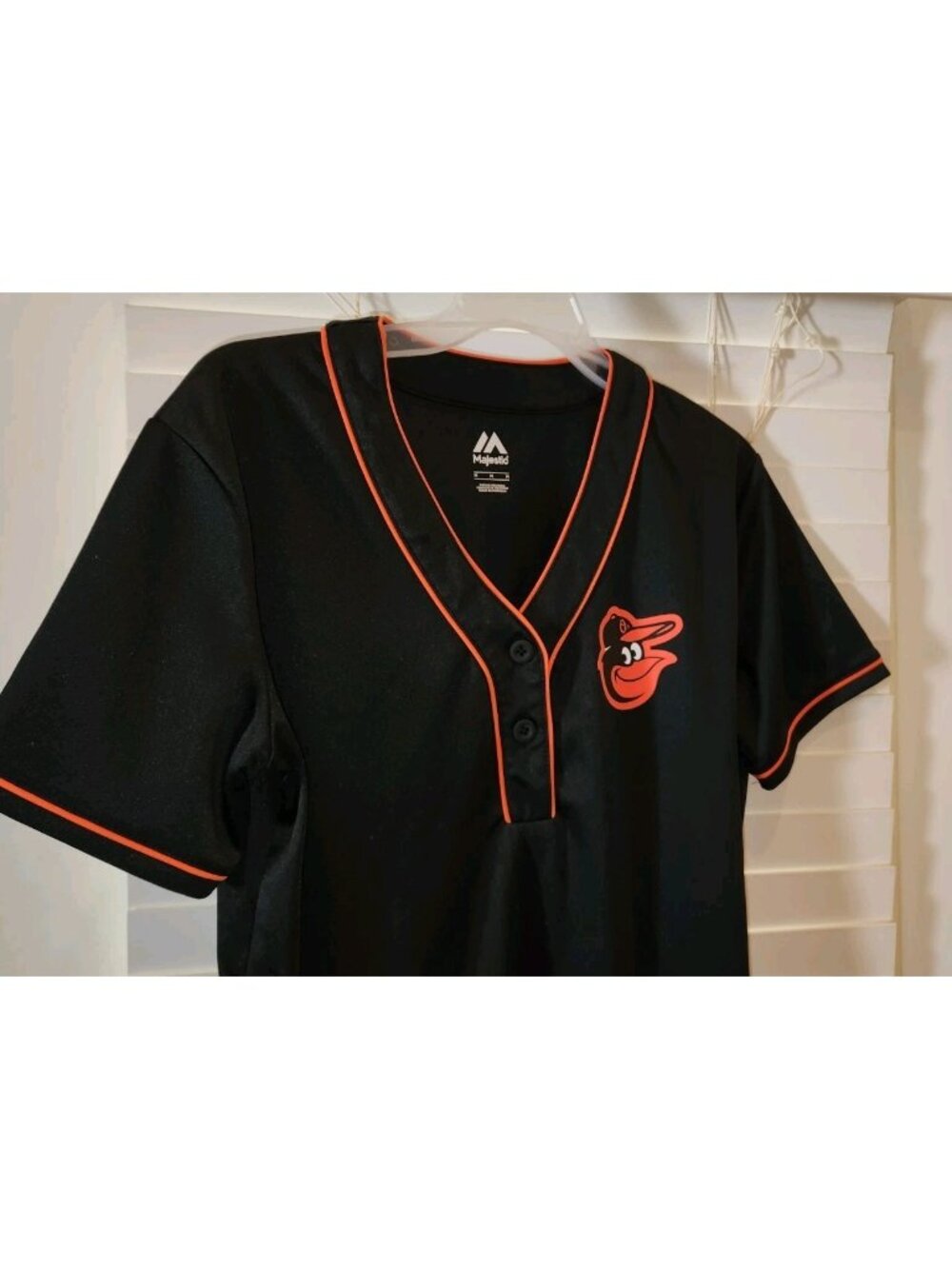 womens majestic jersey BALTIMORE ORIOLES size MEDIUM - Picture 2 of 6